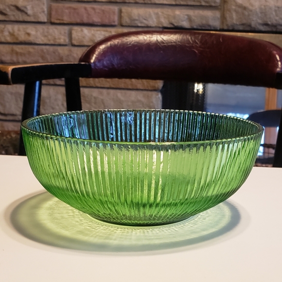 E.O. Brody Co Vintage Green Glass Dishes Set of 2 - Picture 5 of 7